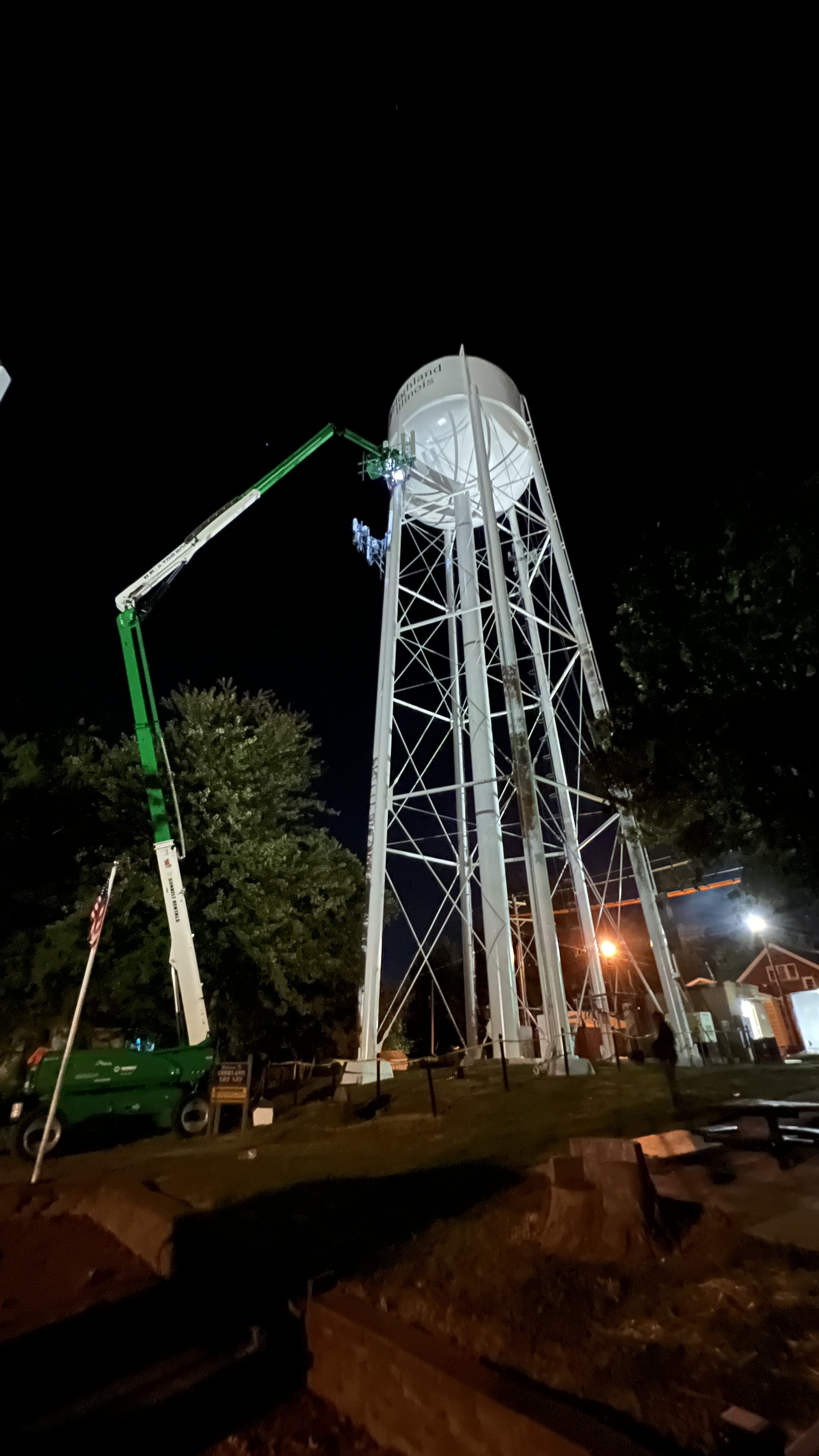 Vertical Mobility working through the night
